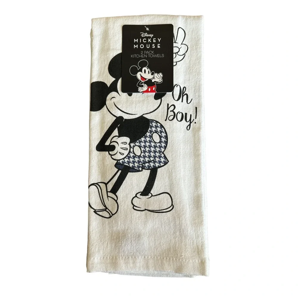 Disney Mickey Mouse & Minnie Mouse 2 Pack Kitchen Towel 16 x 26